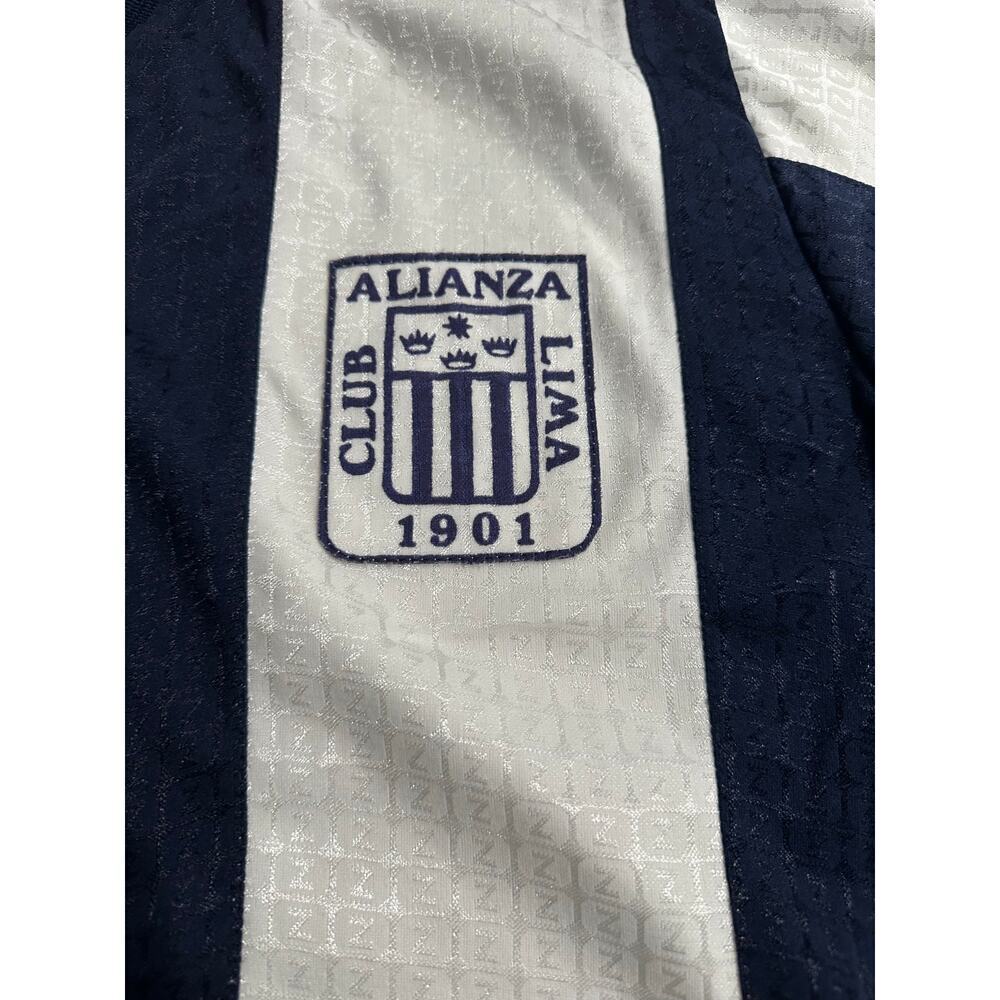 Herran Club Alianza Lima 1901 Peru Soccer Home Jersey Shirt Rare Size 30 Vintage - Picture 2 of 5